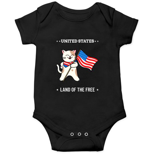 4th of July Cat - 4th Of July Cat - Onesies