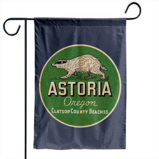 Vintage Astoria Oregon - Astoria Oregon - Garden Flags
