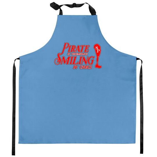Discover Smiling Pirate! - Amputee Humor - Kitchen Aprons
