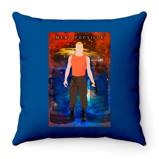 Discover Meat Popsicle - Fifth Element - Throw Pillows