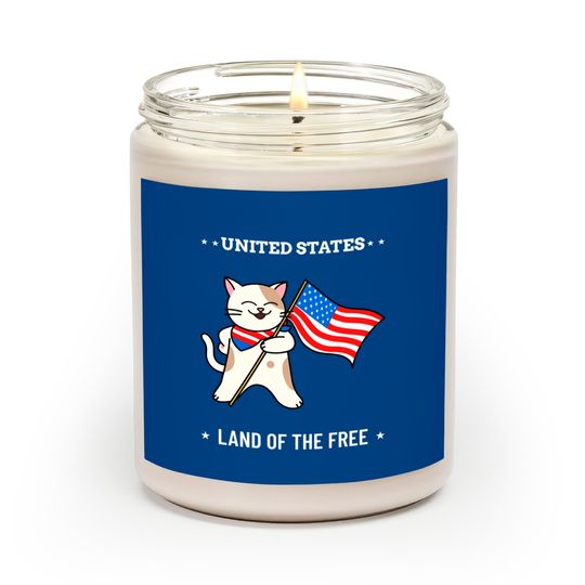 4th of July Cat - 4th Of July Cat - Scented Candles