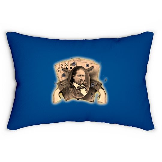 Discover Wild Bill Lumbar Pillows design - Aces Eights - Lumbar Pillows