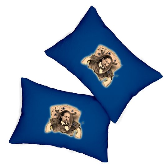 Wild Bill Lumbar Pillows design - Aces Eights - Lumbar Pillows