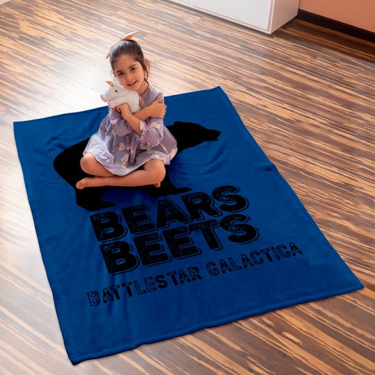 Bears Beets Battlestar Galactica Baby Blankets, Funny The Office Fans Gift - Schrute - Baby Blankets