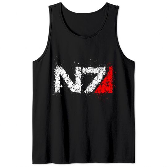 Mass Effect - N7 - Mass Effect - Tank Tops