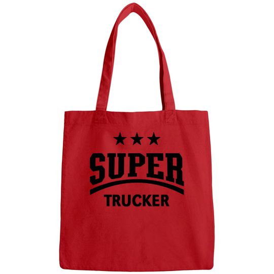 Discover Super Trucker (Truck Driver / Truckman / Black) - Trucker - Bags