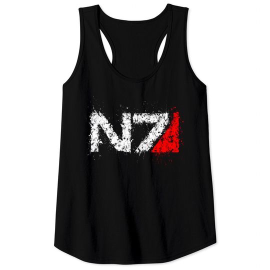 Mass Effect - N7 - Mass Effect - Tank Tops