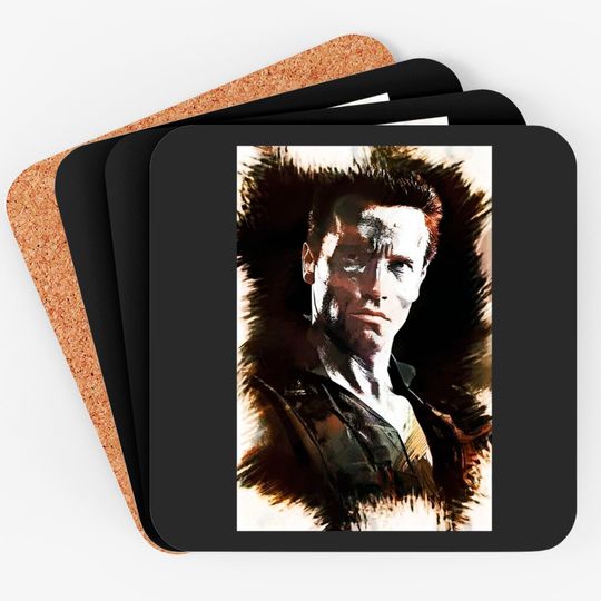 John Matrix - Arnold Schwarzenegger [COMMANDO] - Movies - Coasters
