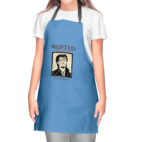 Wanted! - Flynn Rider - Kitchen Aprons