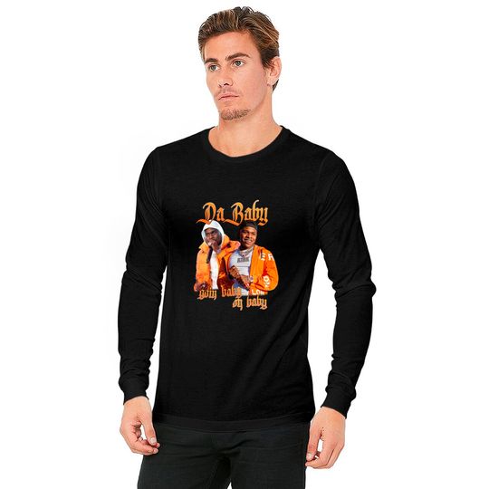Dababy Long Sleeves, 90s Retro Vintage Rap Tee Shirt