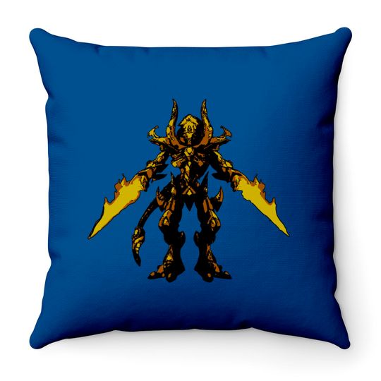 Zealot (Solo) Throw Pillow - Protoss Aiur Zealot Starcraft - Throw Pillows