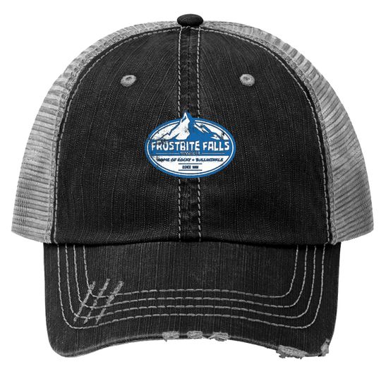 Frostbite Falls, distressed - Rocky And Bullwinkle - Trucker Hats