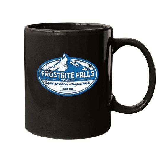 Frostbite Falls, distressed - Rocky And Bullwinkle - Mugs