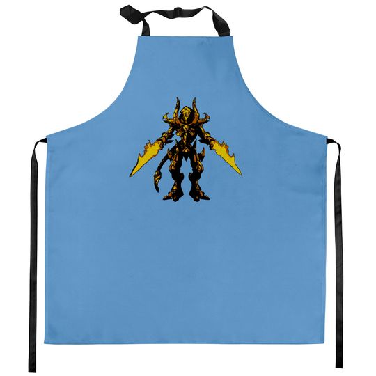 Zealot (Solo) Kitchen Apron - Protoss Aiur Zealot Starcraft - Kitchen Aprons