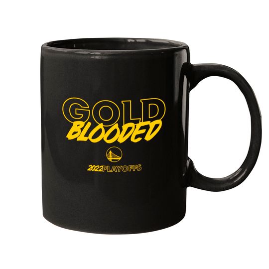 Discover Gold Blooded Mugs, Warriors Gold Blooded Mugs, Gold Blooded 2022 Playoffs Mugs, Gold Blooded 2022 Mugs