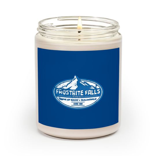 Frostbite Falls, distressed - Rocky And Bullwinkle - Scented Candles