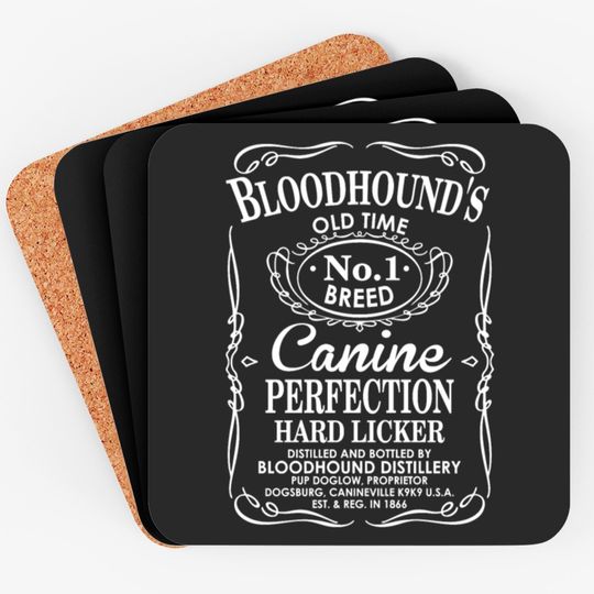 Bloodhounds Old Time No1 Breed Canine Perfection Coasters