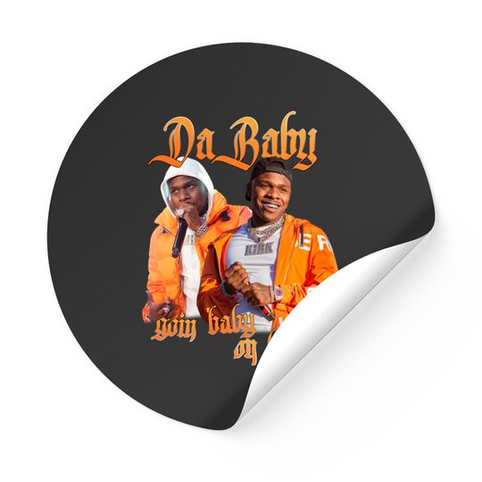 Discover Dababy Stickers, 90s Retro Vintage Rap Sticker Sticker