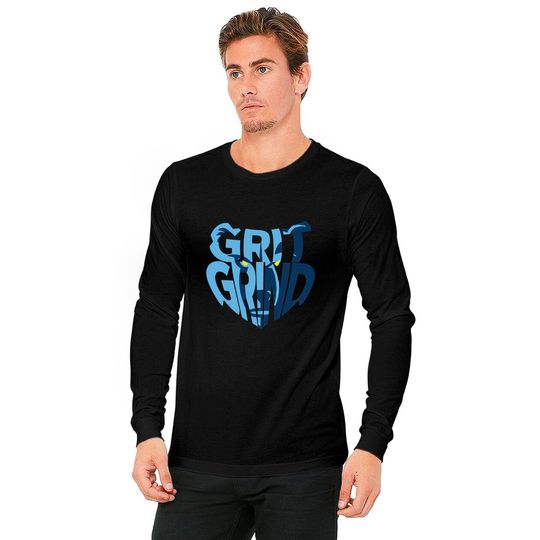 Grizzlie Grit Grind Logo - Memphis Grizzlies Basketball - Long Sleeves