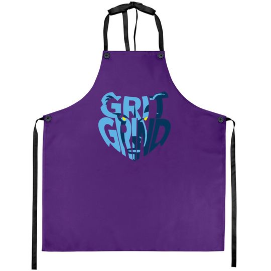 Grizzlie Grit Grind Logo - Memphis Grizzlies Basketball - Aprons