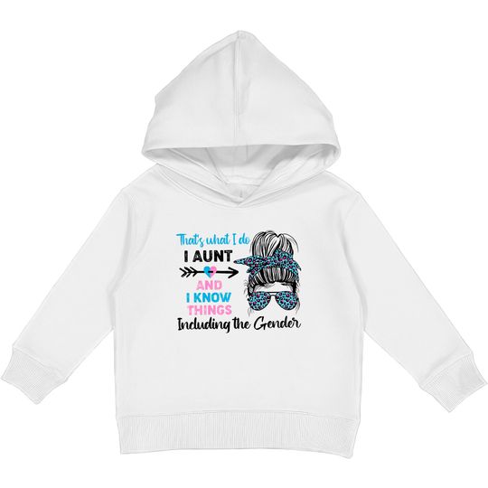 Discover New Aunt Kids Pullover Hoodies, Keeper Of The Gender Kids Pullover Hoodies