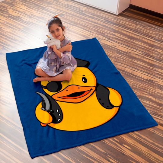 Pirate Rubber Duck Baby Blankets