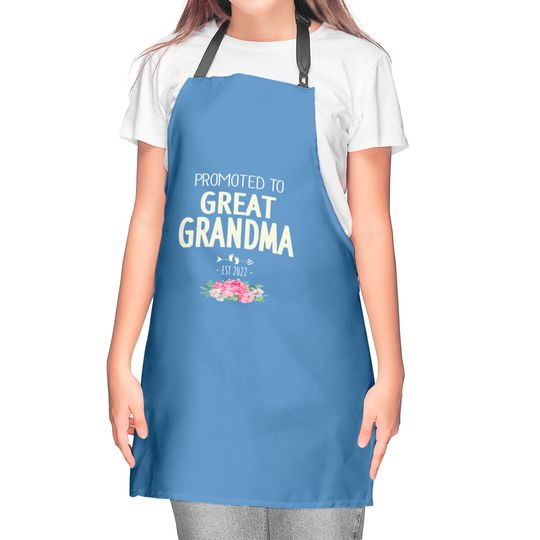 Promoted To Great Grandma 2022 - Promoted To Great Grandma 2022 - Kitchen Aprons