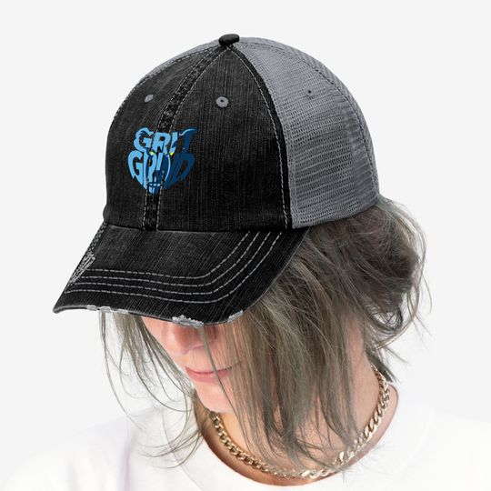 Grizzlie Grit Grind Logo - Memphis Grizzlies Basketball - Trucker Hats