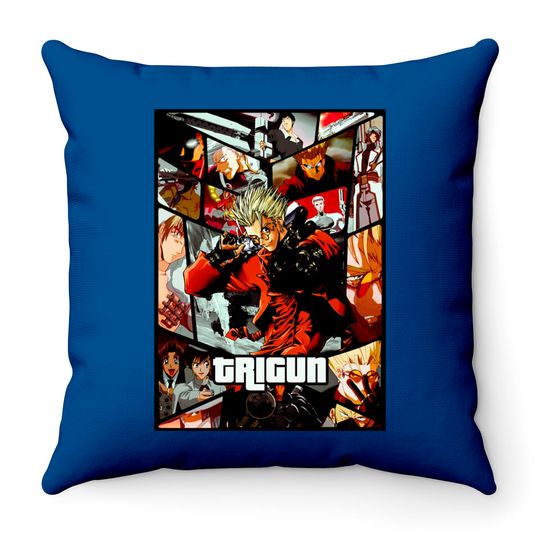 Trigun vash the stampede - Trigun - Throw Pillows