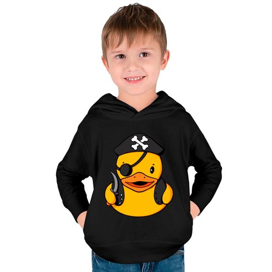 Pirate Rubber Duck Kids Pullover Hoodies
