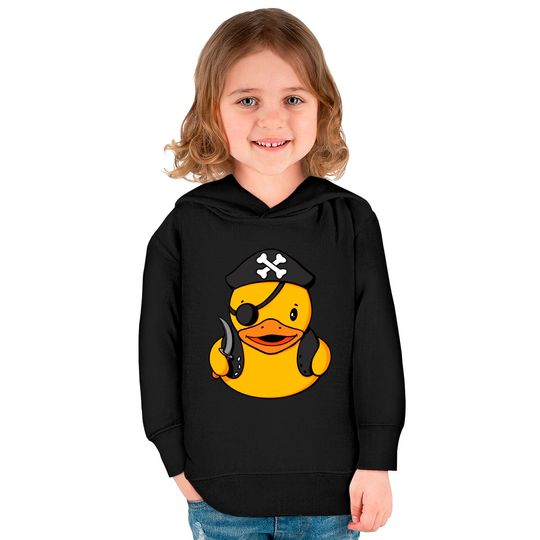 Pirate Rubber Duck Kids Pullover Hoodies