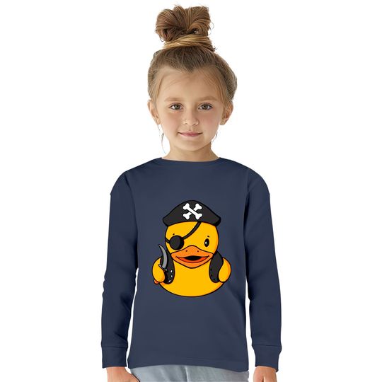 Pirate Rubber Duck  Kids Long Sleeve T-Shirts