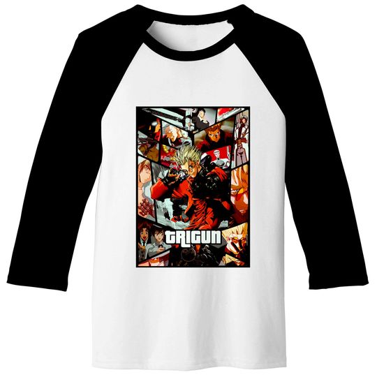 Trigun vash the stampede - Trigun - Baseball Tees