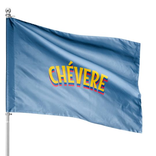 Discover Chevere - amarillo azul rojo - Chevere - House Flags