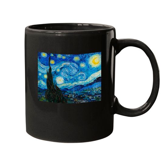 The Starry Night by Vincent Van Gogh - Starry Night - Mugs