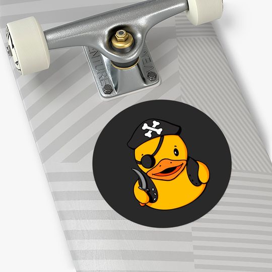 Pirate Rubber Duck Stickers