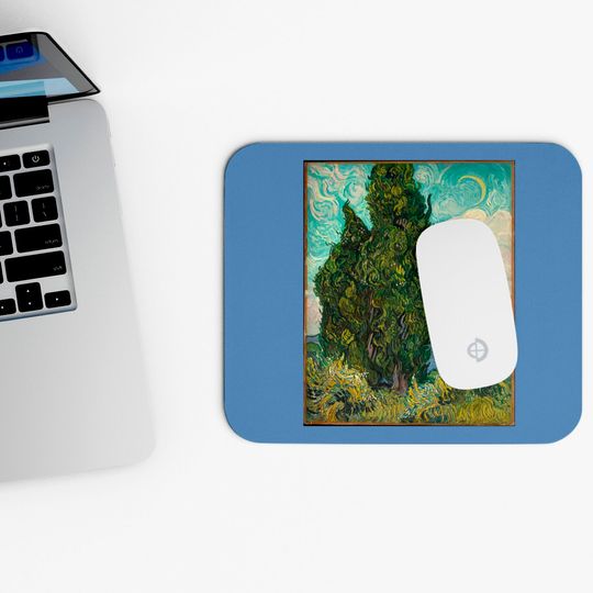 Cypresses - Van Gogh - Mouse Pads