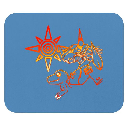 Crest of Courage - Digimon - Mouse Pads