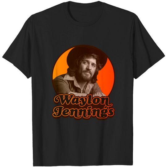 Retro Waylon Jennings - Waylon Jennings - T-Shirt