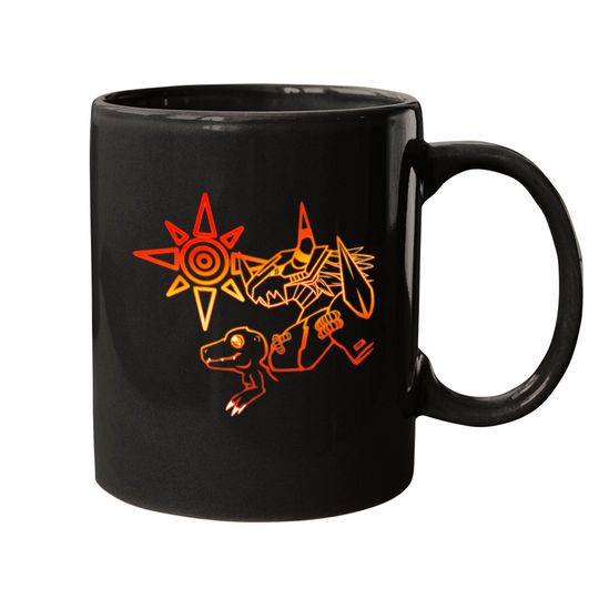 Crest of Courage - Digimon - Mugs