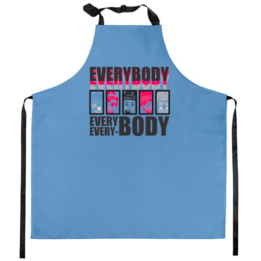 Discover SHINee Chibi Everybody Side - Shinee - Kitchen Aprons