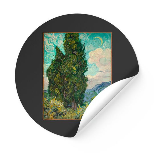 Discover Cypresses - Van Gogh - Stickers