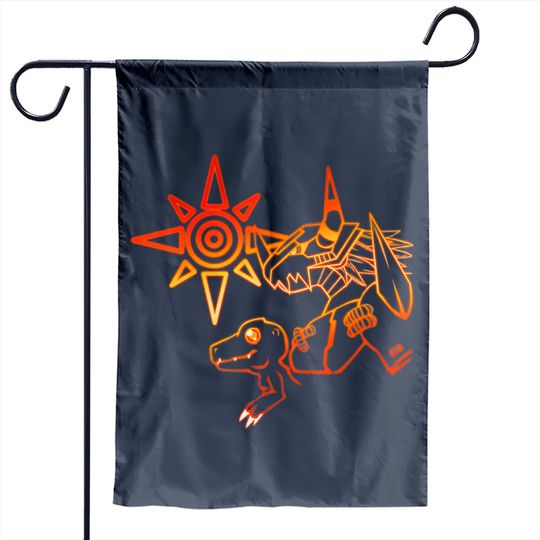 Crest of Courage - Digimon - Garden Flags