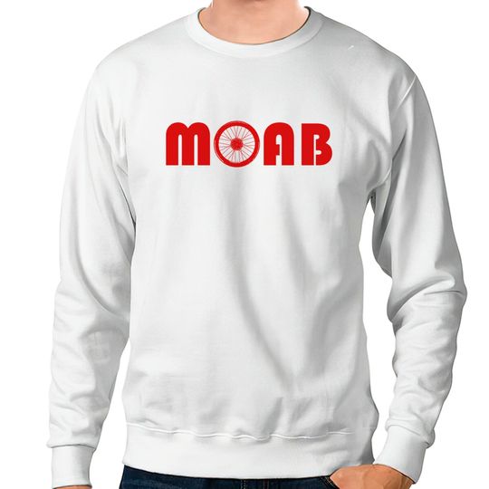 Discover Moab (Bike Wheel) - Mountain Bike - Sweatshirts