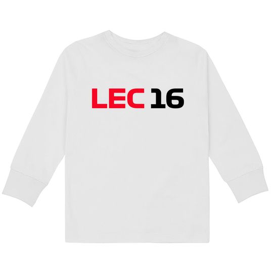 Discover Charles Leclerc F1 Fan  Kids Long Sleeve T-Shirts | Ferrari Team | Formula 1  Kids Long Sleeve T-Shirts