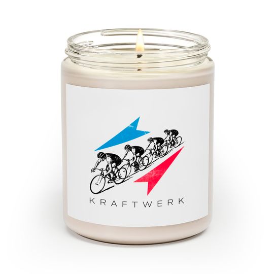 Discover Kraftwerk Retro Original Fan Art Design - Kraftwerk - Scented Candles