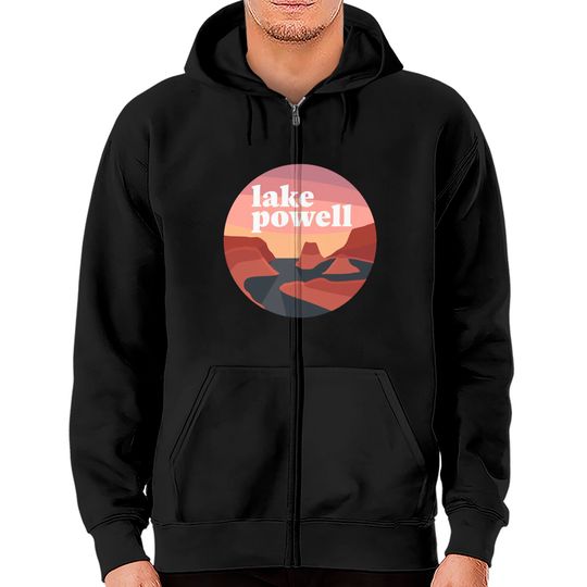 Discover Lake Powell - National Parks - Zip Hoodies
