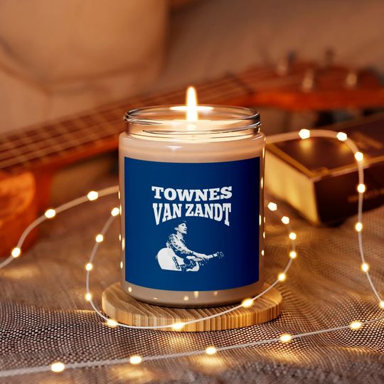 American singer-songwriter legend fans gift - Townes Van Zandt American Songwriting - Scented Candles