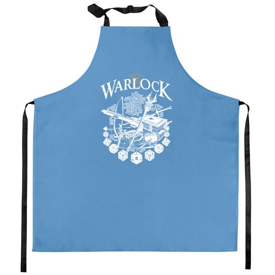 RPG Class Series: Warlock - White Version - Warlock - Kitchen Aprons