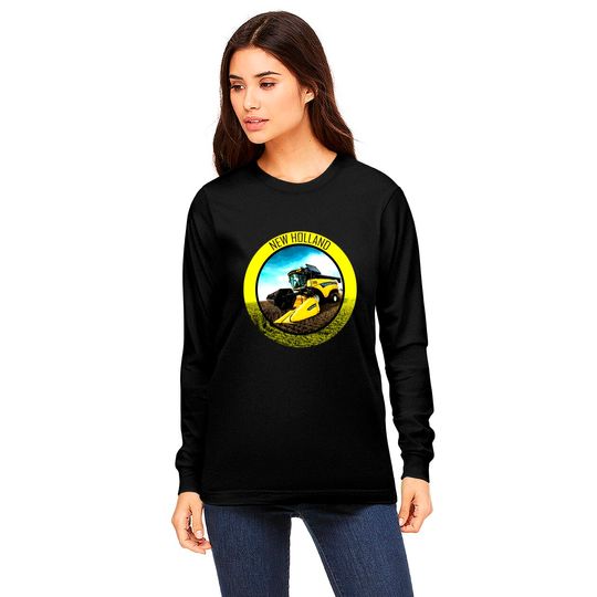 New Holland simple agriculture design - New Holland Combine - Long Sleeves